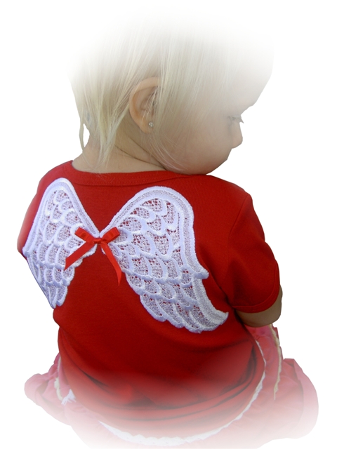Red Angel Baby T-Shirt
